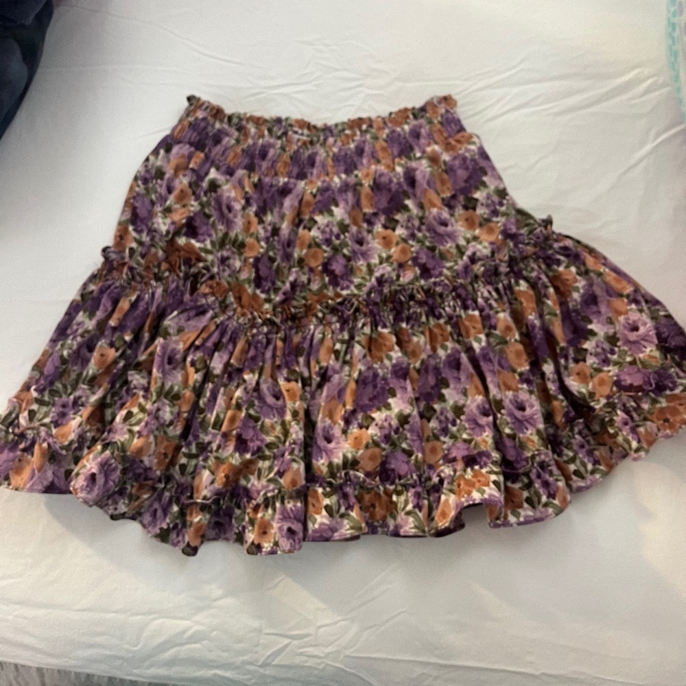 Gab and Kate floral mini skirt